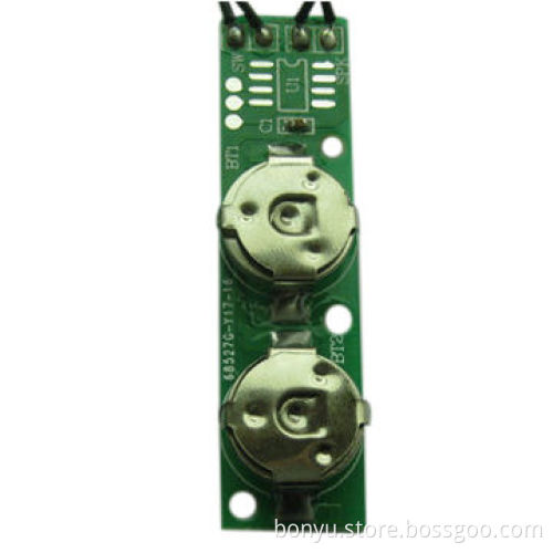 Music module for music greeting card/other play music products